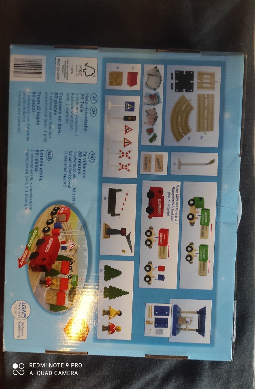 Baukästen: train en bois – Neu und originalverpackt aus Chavornay von Crowne
