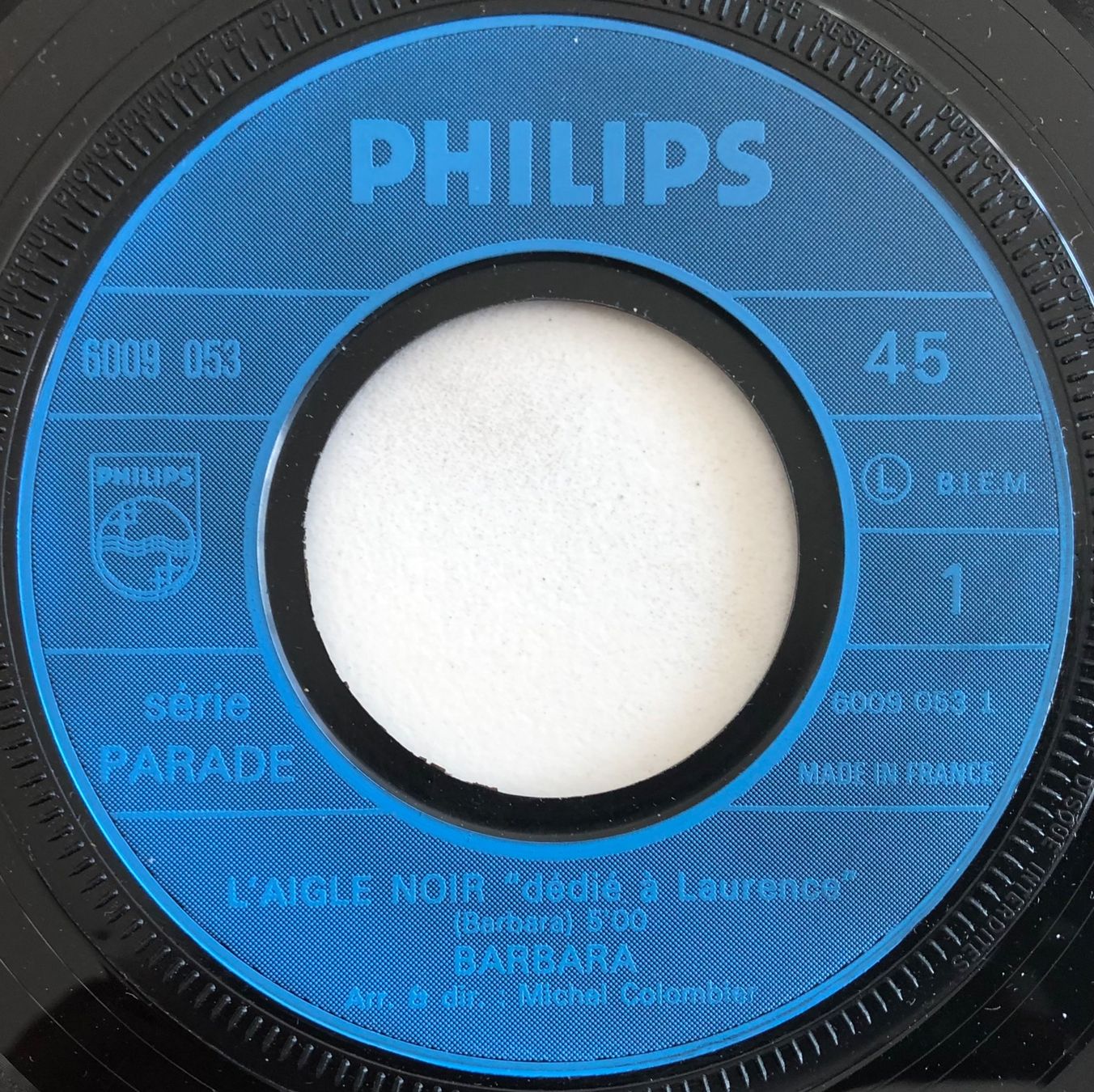 Dischi in vinile: BARBARA - L'AIGLE NOIR – Usato da Poliez-Pittet venduto da Newtown-Records 2