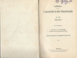 Zürcher Schulbuch 1918