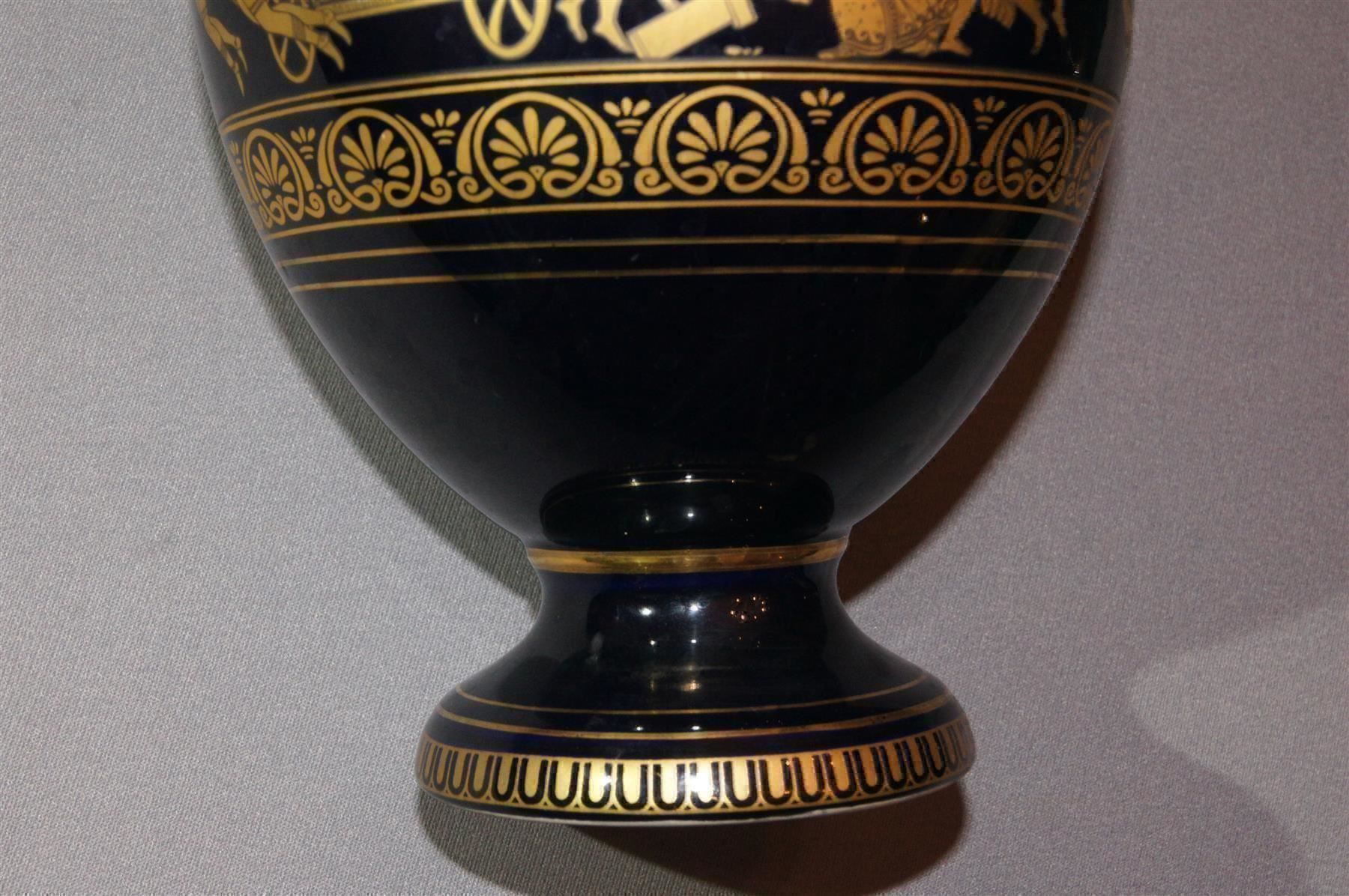 Vasi & Recipienti: Fantastische, grosse, kobaltblaue Amphore/Vase – Usato da Geroldswil venduto da ARTEFACTO 5