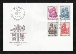 1961 FDC EVANGELISTEN illustriert und ohne Adresse