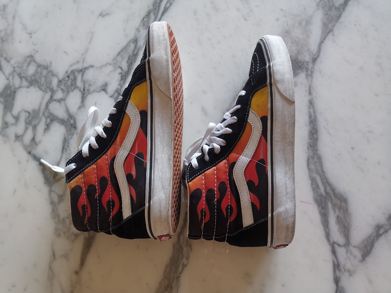 Vans Herrenschuhe: Vans High Top, Flames – Gebraucht aus Uerikon von pink_flamingo 4