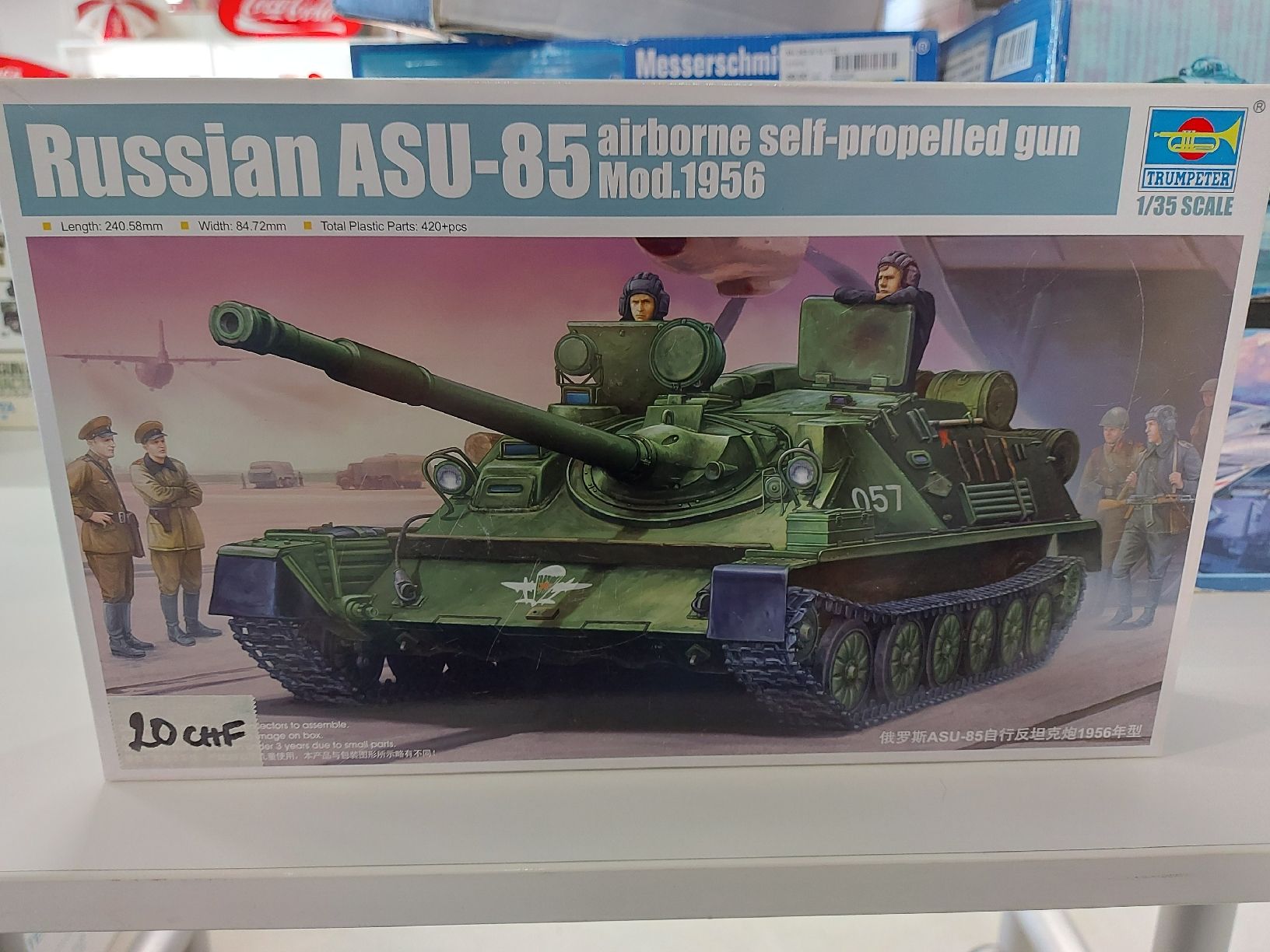 Kit di modellismo & Modellini statici: Russian ASU-85 Mod.1956 – Usato da Baden venduto da thailega