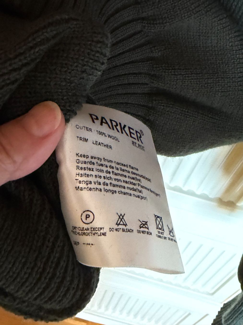 Parker Pullover & Sweatshirts: Pullover Parker 100% Wolle dunkelgrün Grösse XL – Gebraucht aus Brunnenthal von Eco07 4