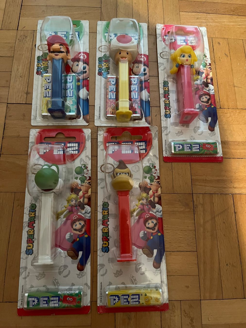 Pez Figuren: 5x Pez Nintendo – Neu und originalverpackt aus Basel von Ruemli17