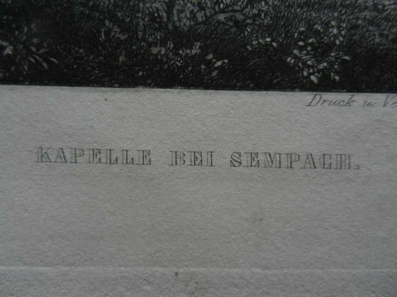 Incisioni: Sempach Schlachtkapelle – Usato da Risch venduto da Rischli15 2