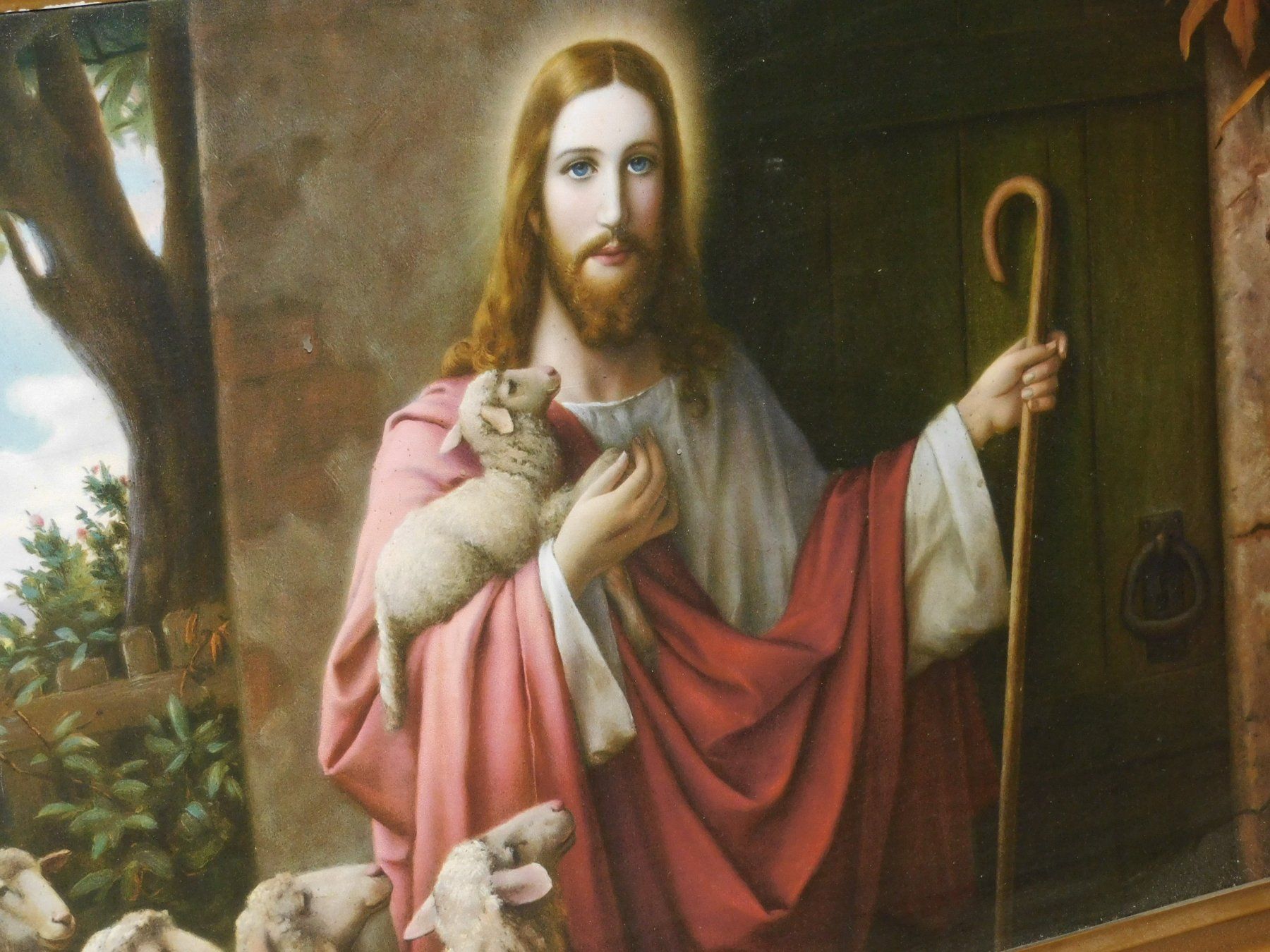 Poster & Bilder: Graphik Religion altes grosses relig. Bild – Gebraucht aus Sursee von 76 1
