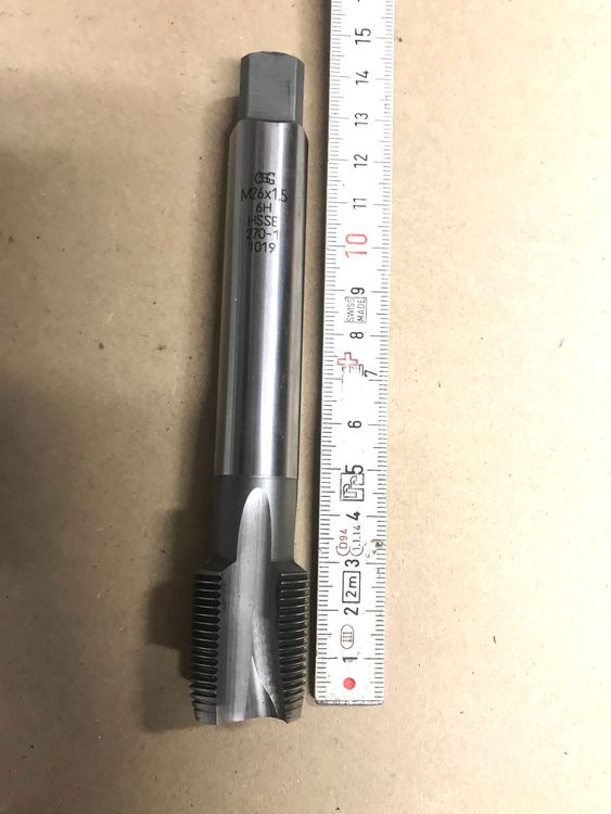 Gewindebohrer M26x1.5 mm | Kaufen auf Ricardo