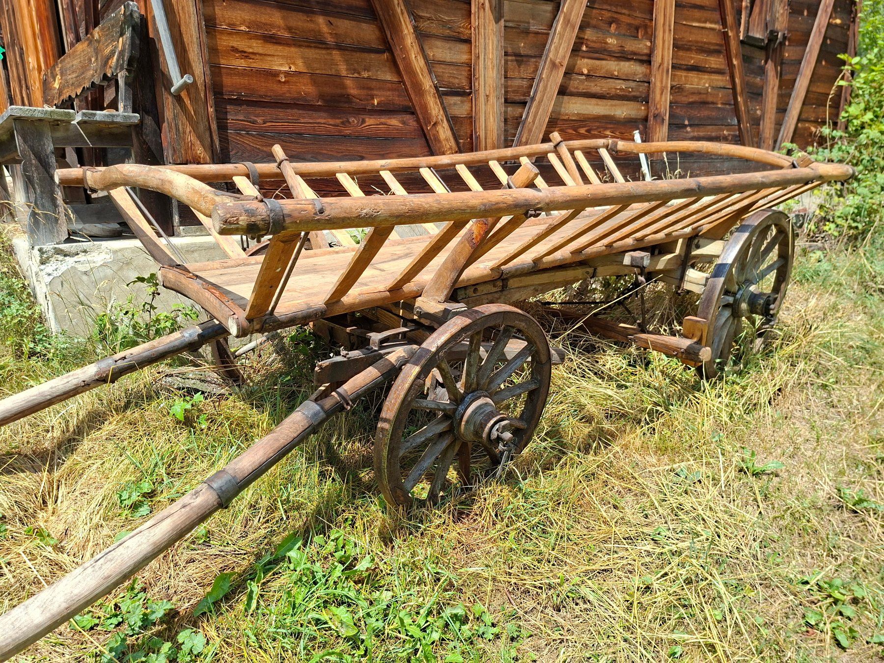 Calèches: Verkaufe einen  historischen Leiterwagen. – D'occasion à Sta. Maria V. M. par cbo_2ycq 1