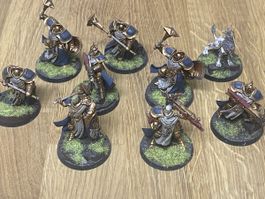 Warhammer Age of Sigmar 8 Figuren, bemalt
