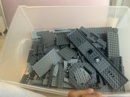 LEGO Bausteine grau Konvolut guter Zustand