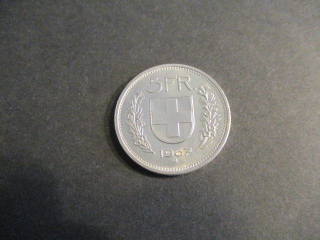 Alle Münzen: 5.- Fr 1967 – Gebraucht aus Lovens von Jelmi