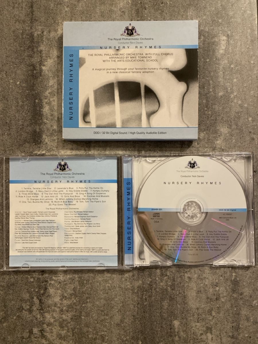CD: Kinderlieder CD, Klassik, Royal Philharmonic Nursery Rhymes – Usato da Niederbüren venduto da funkel06 1