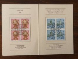 PTT-Heftchen "Europa Cept 1983" FDC Bern 3.5.83