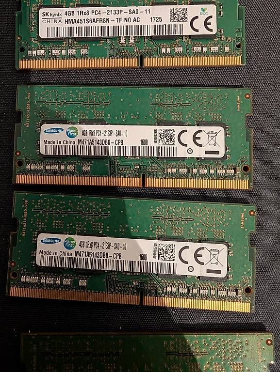Samsung Memoria / RAM: 4 GB DDR4 SODIMM 2133P – Usato da Steinerberg venduto da strubel2go