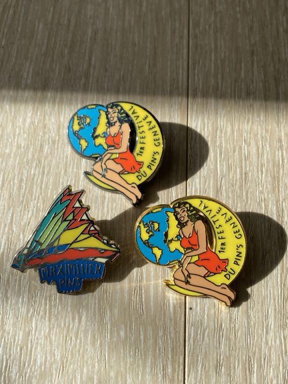 Lot de 3 pin’s Maximilien pin’s festival du pin’s (D'occasion) à ...