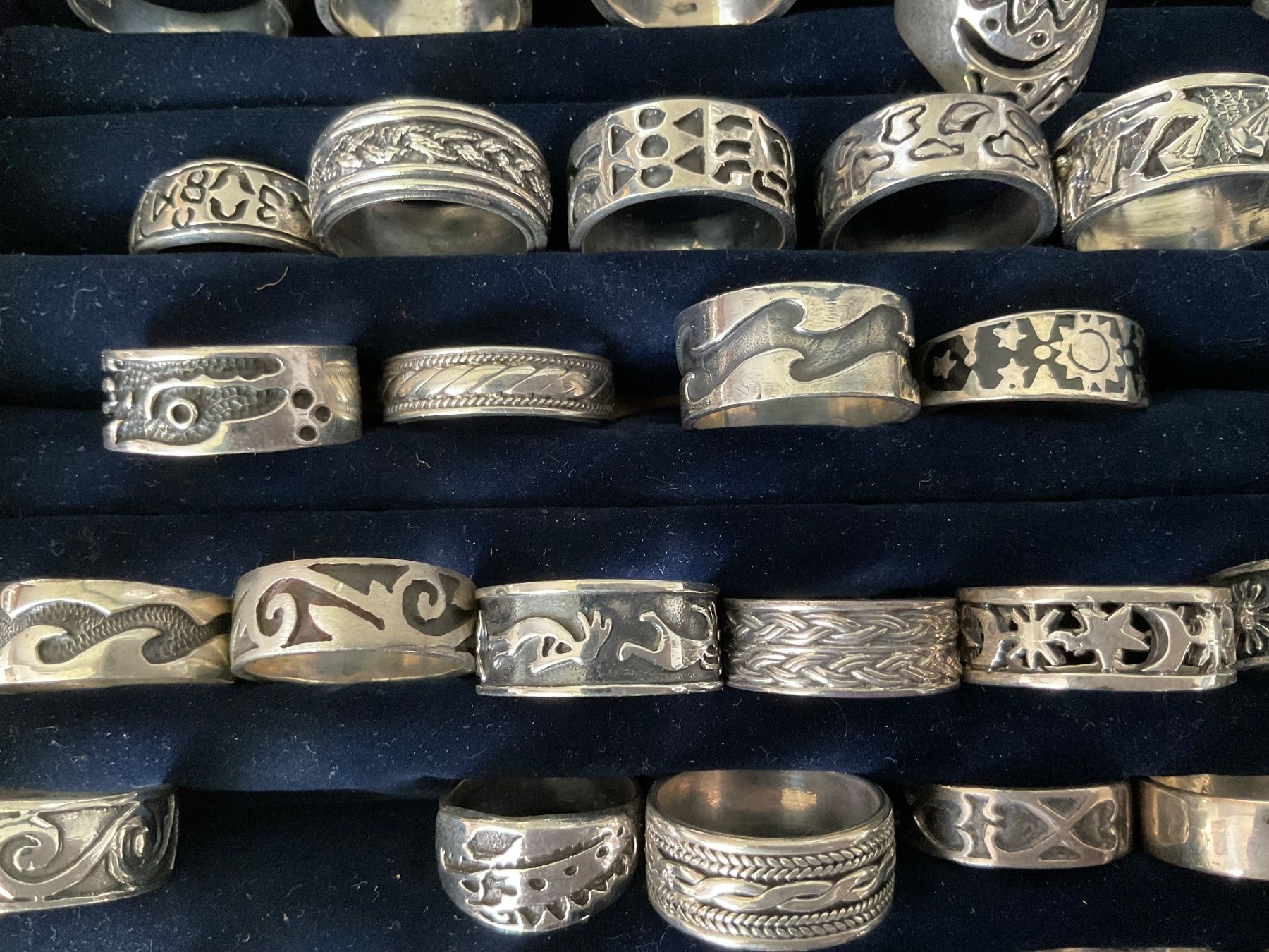 Altri gioielli: Silberringe Bandringe 925 Silber Konvolut Silberschmuck – Usato da biberist venduto da antoniaf01 3