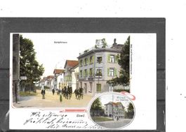 SG Uzwil 1903 Bahnhofstrasse und Wirtschaft zum Scheidweg