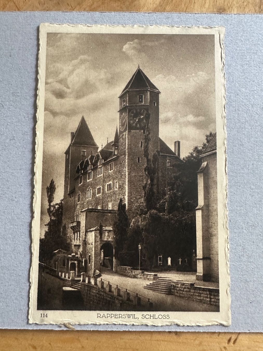 Cartoline postali: 1914 AK Schloss Rapperswil – Usato da Frauenfeld venduto da aluma14 5
