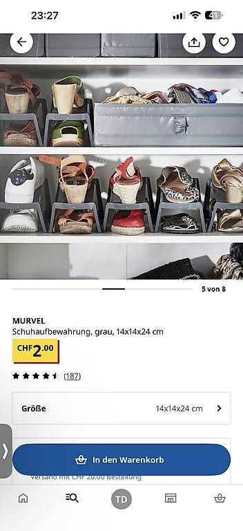 Scaffali: Schuh aufbewahrung – Usato da Abtwil AG venduto da kiko_25 2