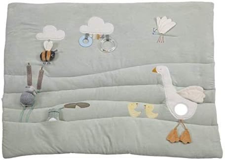 Little Dutch Krabbeldecke / Laufgittereinlage Newborn Naturals – 80x100 Cm, Weich, Neutrales Design