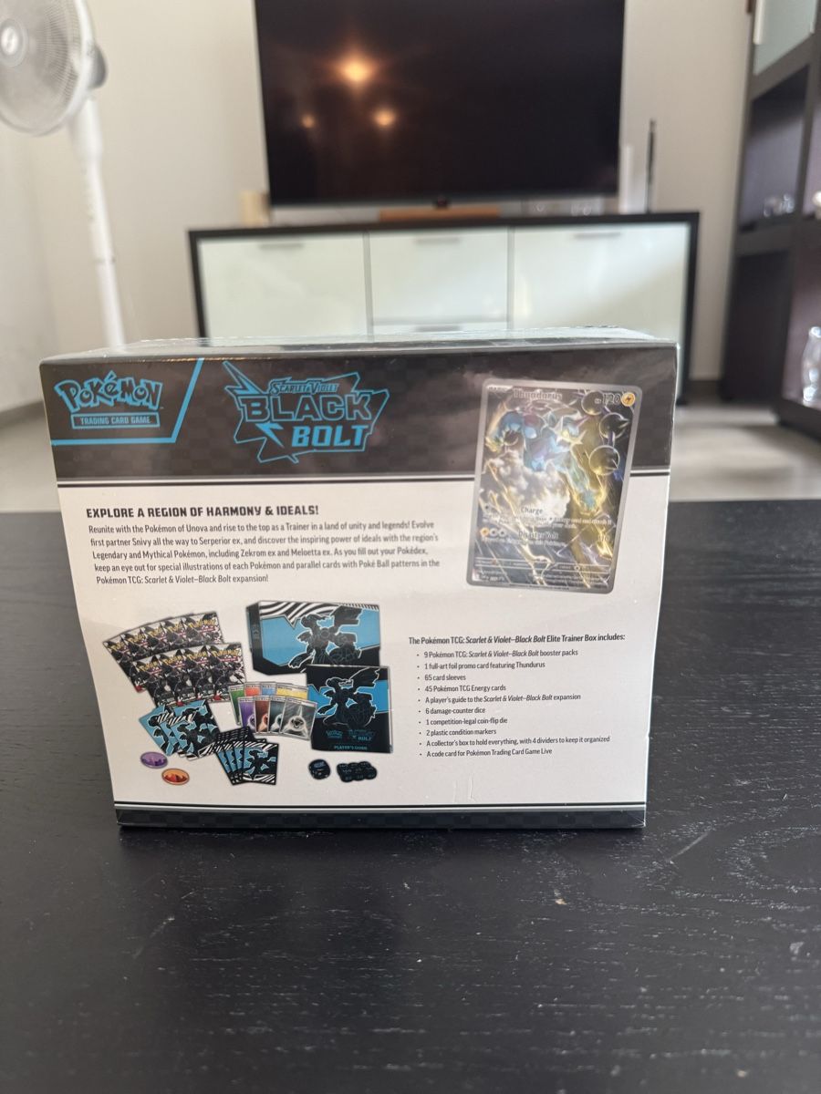Pokémon Carte collezionabili: Black Bolt - Pokemon Elite Trainer Box - ETB - Sealed - ENG – Nuovo e nell'imballaggio originale da Bellinzona venduto da TheCarden 3