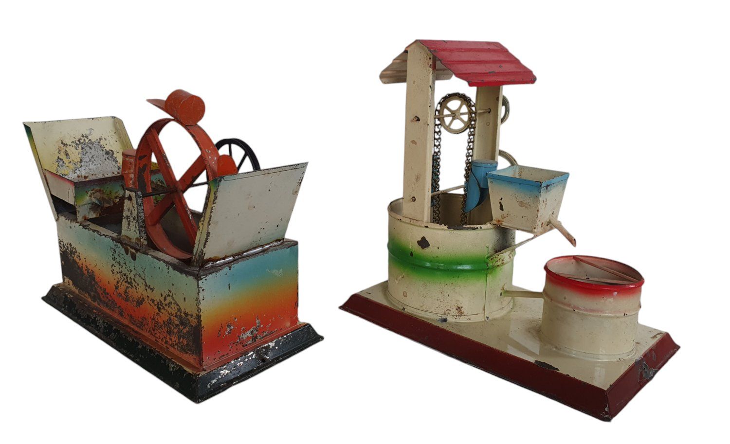 Modellbausätze & Standmodelle: 2 grosse Antriebsmodelle Schöpfrad und Brunnen – Gebraucht aus Flawil von JaguarXJSHE 3