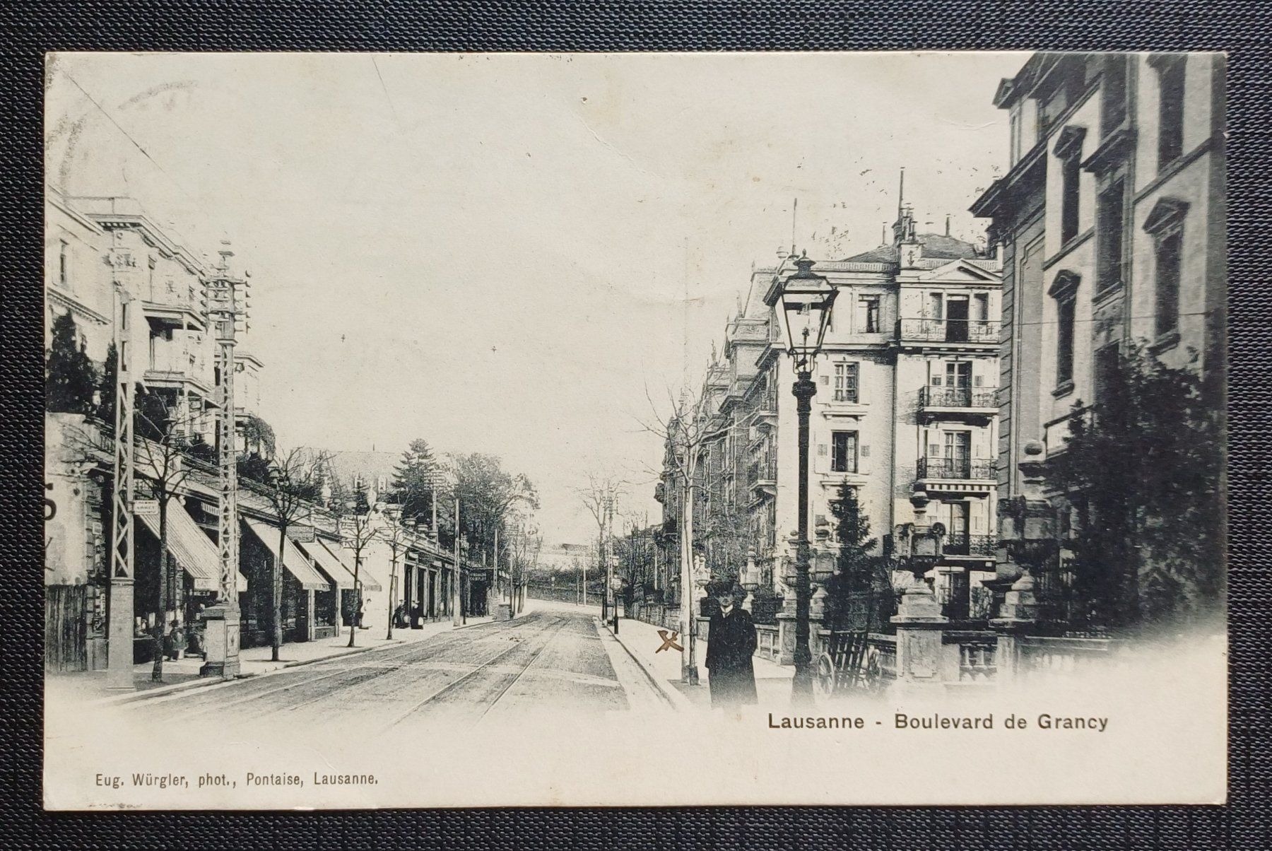 Cartoline postali: AK Boulevard de Grancy LAUSANNE 1906 – Usato da Brittnau venduto da simionius
