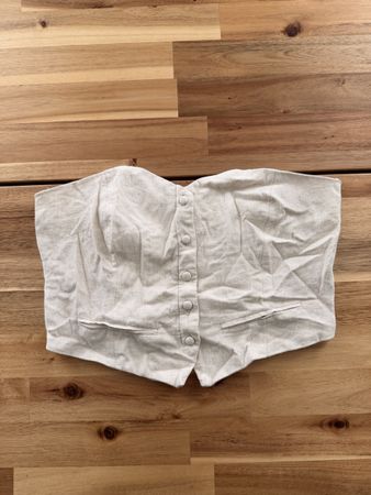 Trägerloses Top von Stradivarius, Grösse L