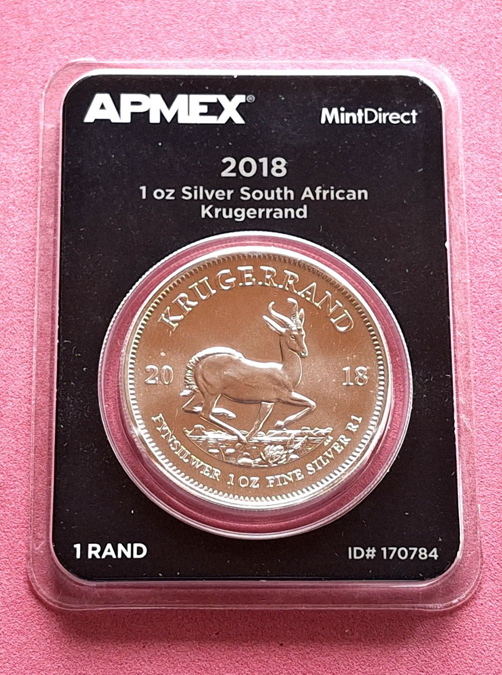 Tutti le monete: KRUGERRAND 2018 - 1 OZ FEINSILBER – Nuovo e nell'imballaggio originale da Boniswil venduto da dpd4coins