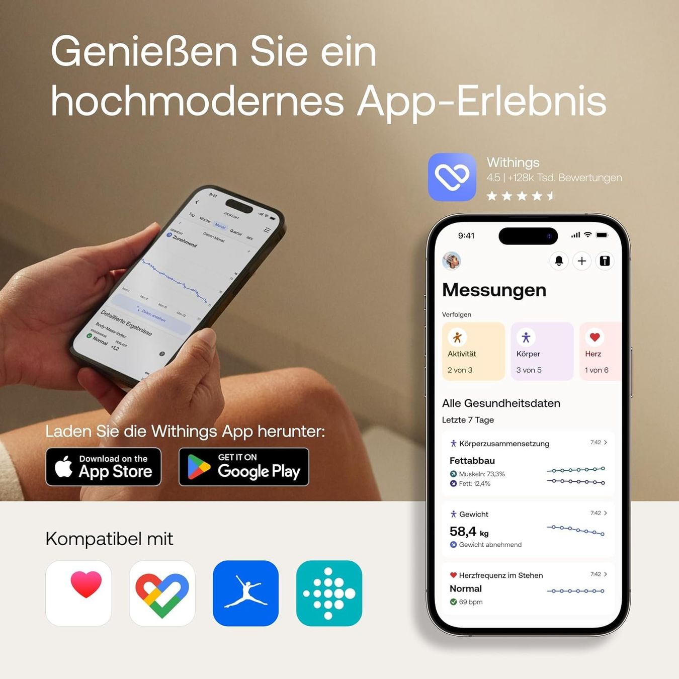 Withings Personenwaagen: Withings Body Smart Körperanalysewaage mit Farbbildschirm – Neu und originalverpackt aus Suhr von SchnapperCH 4