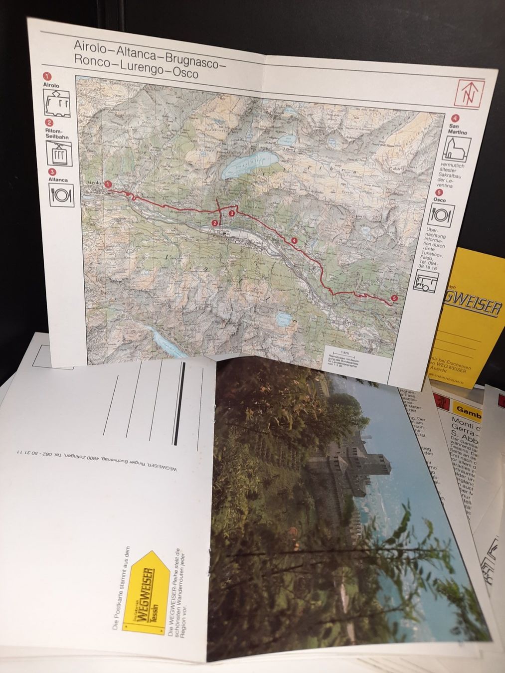 Libri: Das Gelbe Heft Wegweiser Tessin – Usato da Biasca venduto da Old_6blh 5