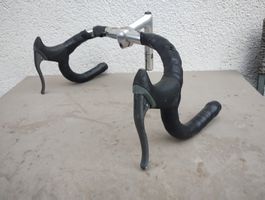 Vintage Rennvelolenker 3ttt mit Tricolore 600 Bremshebel
