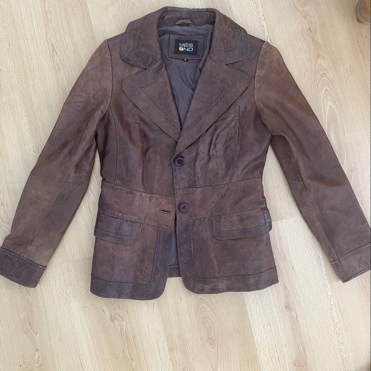 Yes Or No Giacche: Lederjacke dunkelbraun – Usato da Burgdorf venduto da blume016