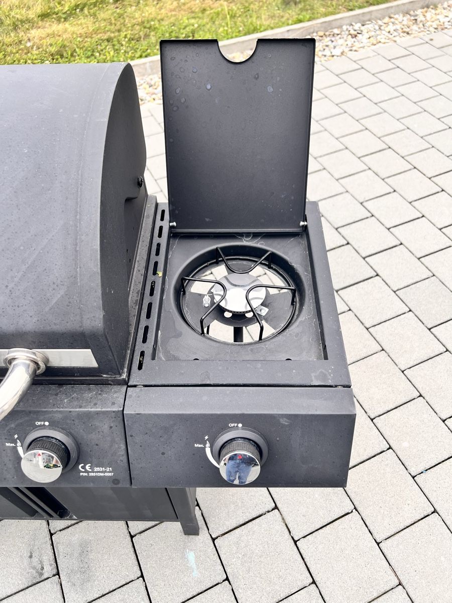 Griglie: Ribelli Gasgrill mit Kochstelle – Usato da Graltshausen venduto da Thalerb 1