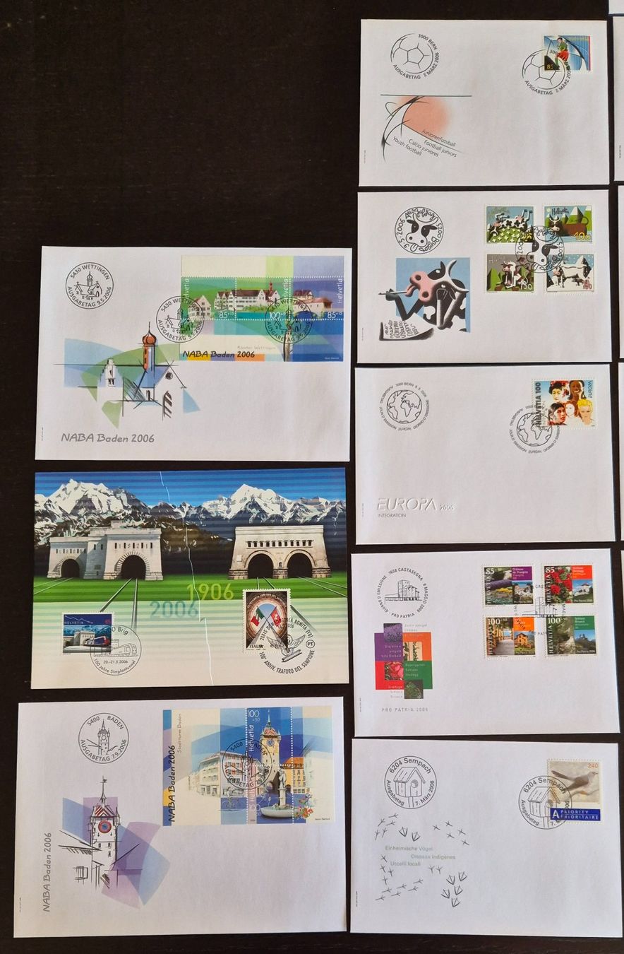 Alle Briefmarken: Jahresserie 2006 ET Briefe – Gebraucht aus Buus von papillon098 1