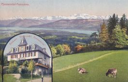 Pfannenstiel - Panorama  Kurhaus Hochwacht 1926