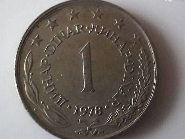 Tutti le monete: 1 Dinar Jugoslawien 1978 – Usato da Winistorf venduto da acreativ4