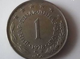 1 Dinar Jugoslawien 1978