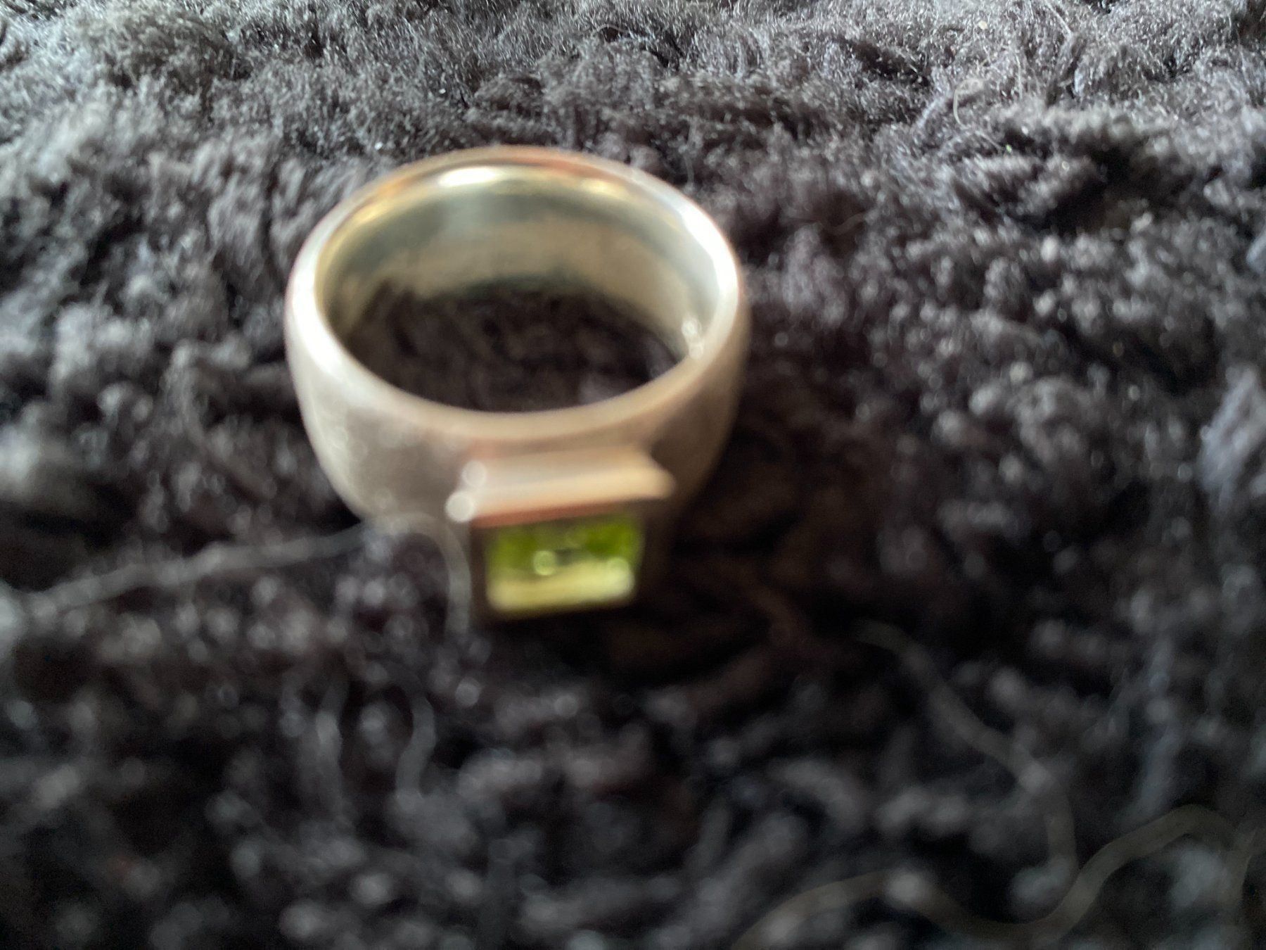 Ringe: Ring, Silber/Peridoz, Durchm.55mm, (4) – Neu (gemäss Beschreibung) aus Muri b. Bern von Silberqualle 3