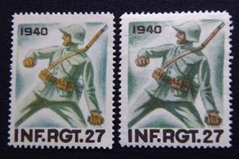 (m702) Infanterie Wit 274/1 + 276/1 **