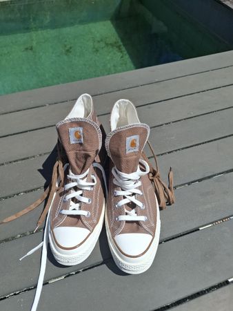 Braune Converse Chucks All Star High - Grösse 46