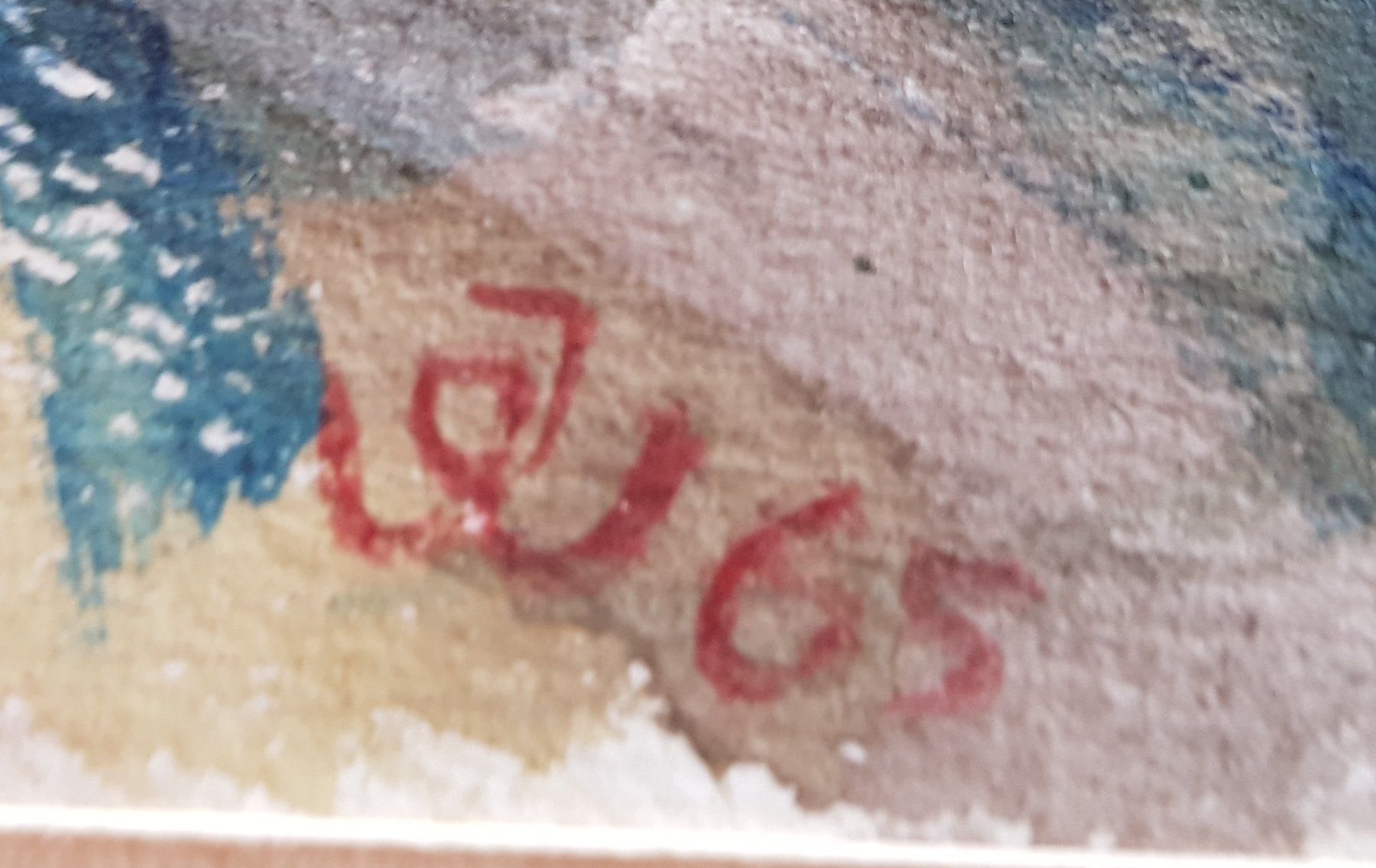 Dipinti: Bild Gemälde Aquarell signiert JW 65 – Usato da Walterswil BE venduto da Lonitti 1