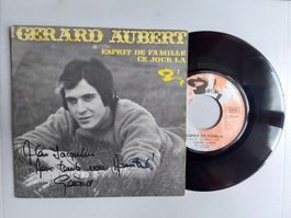 Vinyl Single - Gérard Aubert - Dédicassé