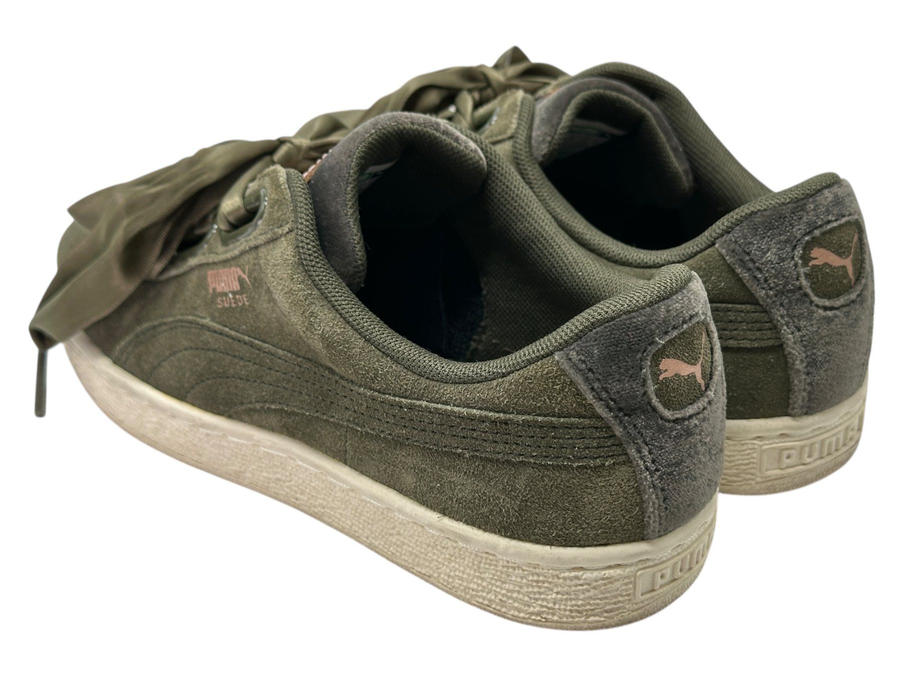 Puma Scarpe da donna: Puma Suede Heart olive. Pointure 38 – Usato da Morges venduto da magicle 7