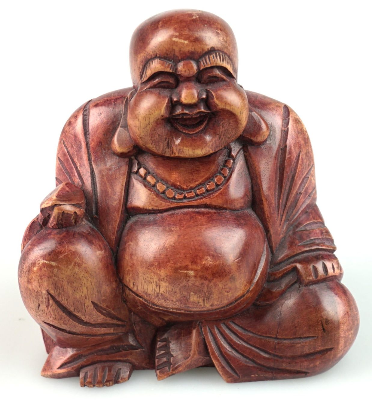 Statuette: Holz Buddha Figur – Usato da Volketswil venduto da brockipfannenstil