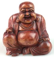 Holz Buddha Figur