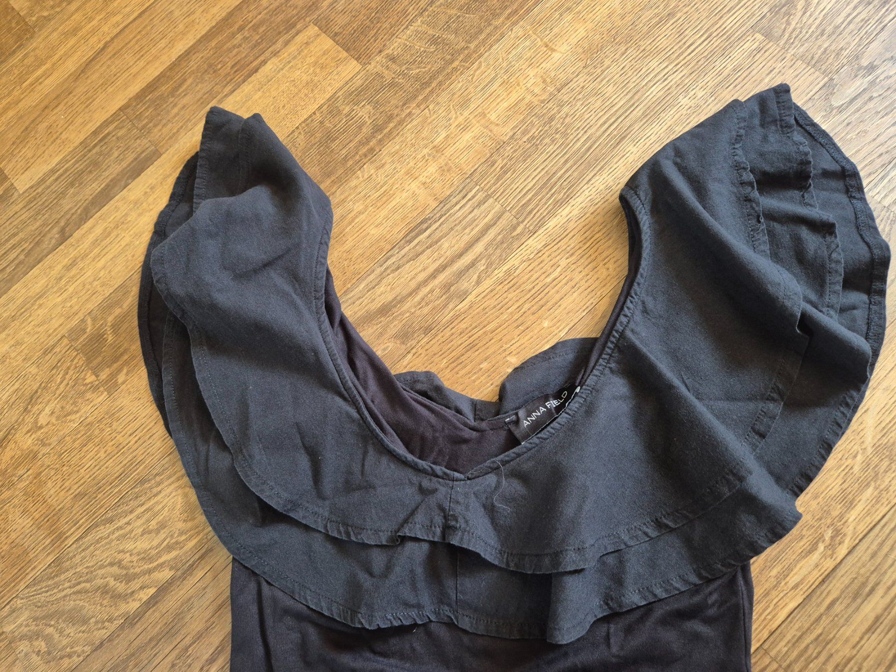 Anna Field Top: Anna Field black summer body top size S/M – Usato da Zürich venduto da monadiederich 3