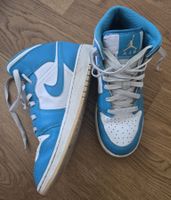 Air Jordan 1 Mid (GS) türkis Gr. 38, Sneaker Nike