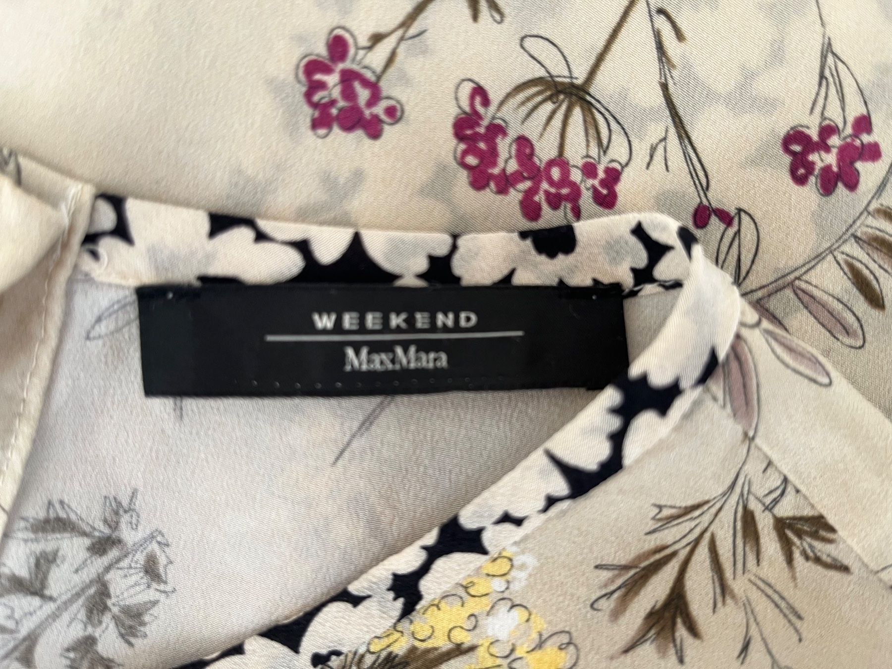 Max Mara Camicette: WEEKEND MaxMara Seidenbluse Bluse Seide – Usato da Allschwil venduto da millefiori3 7